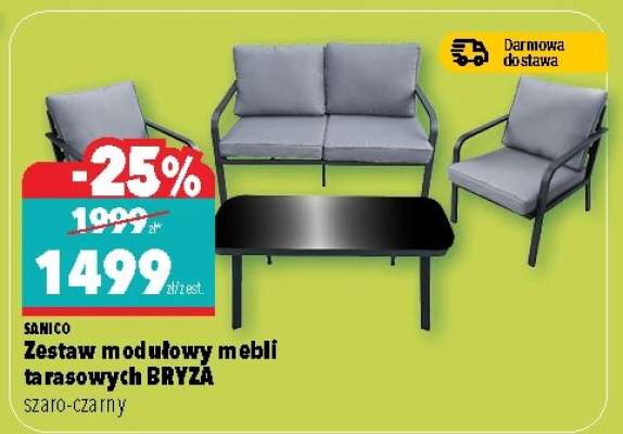 Zestaw modułowy mebli tarasowych BRYZA