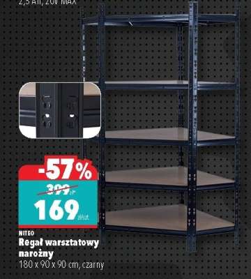 Regał warsztatowy narożny