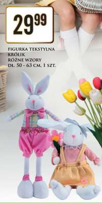 FIGURKA TEKSTYLNA KRÓLIK