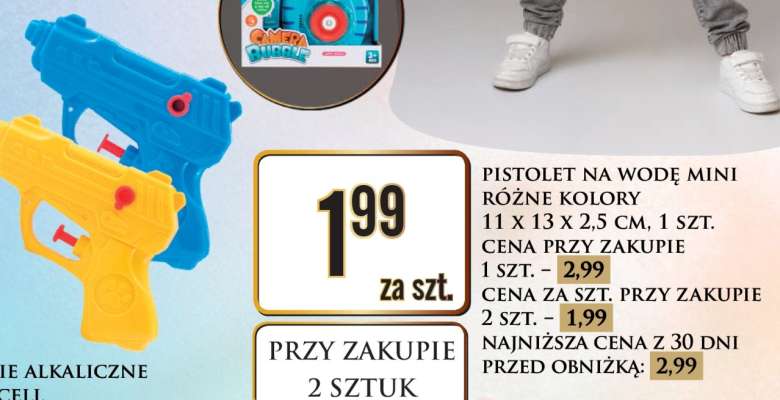 Pistolet na wodę mini