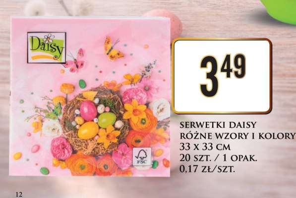 Serwetki Daisy