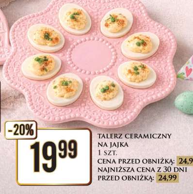 TALERZ CERAMICZNY NA JAJKA