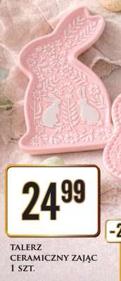 TALERZ CERAMICZNY ZAJĄC 1 SZT.