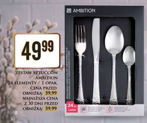 ZESTAW SZTUĆCÓW AMBITION 24 ELEMENTY / 1 OPAK.