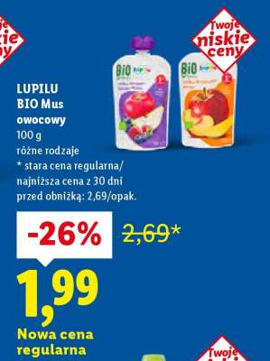 LUPILU BIO Mus owocowy