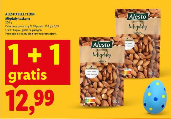 ALESTO SELECTION Migdały łuskane