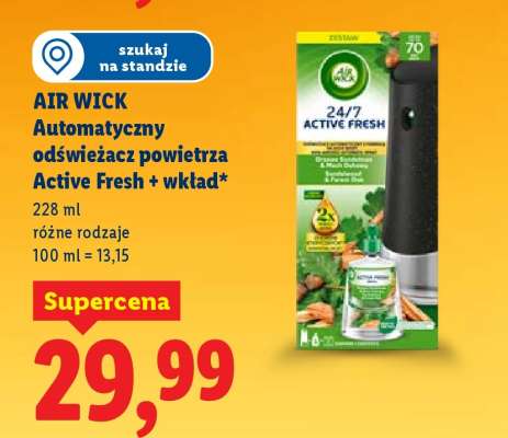 AIR WICK Automatyczny odświeżacz powietrza Active Fresh + wkład
