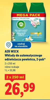 AIR WICK Wkłady do automatycznego odświeżacza powietrza, 2-pak