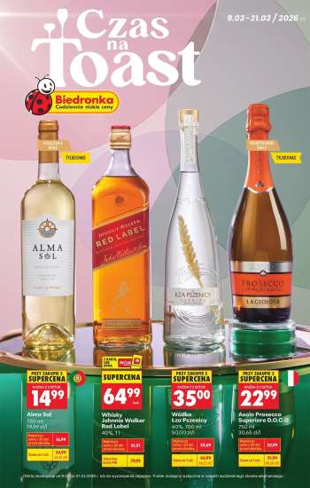 Gazetka Biedronka - 9.03.2026 - 21.03.2026.