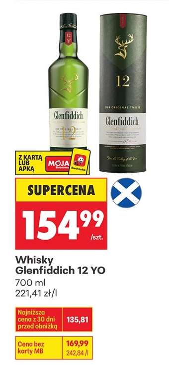 Whisky Glenfiddich 12 YO