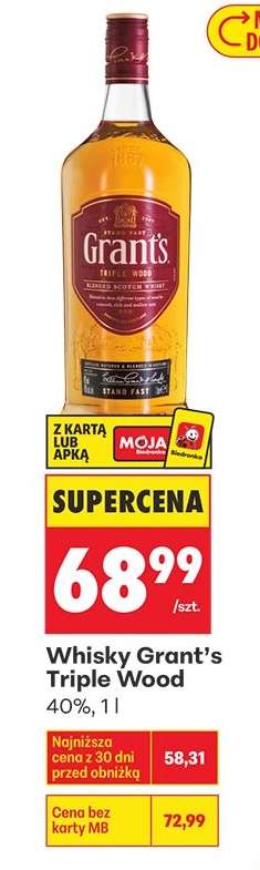 Whisky Grant's Triple Wood