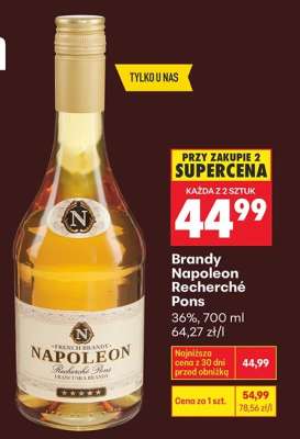 BRANDY NAPOLEON RECHERCHÉ PONS