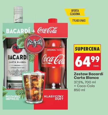 ZESTAW BACARDÍ CARTA BLANCA