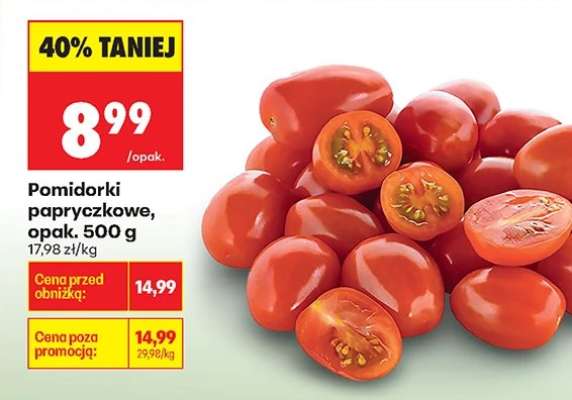 Pomidorki papryczkowe opak 500 g