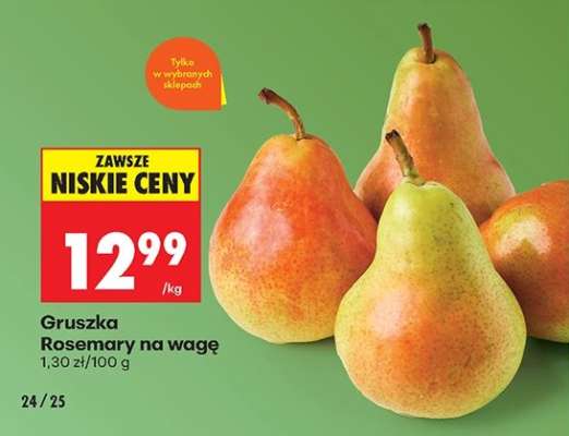 Gruszka Rosemary na wagę