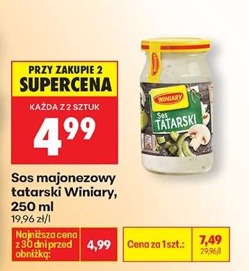 Sos majonezowy tatarski Winiary 250 ml