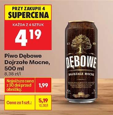 Piwo Dębowe Dojrzałe Mocne, 500 ml