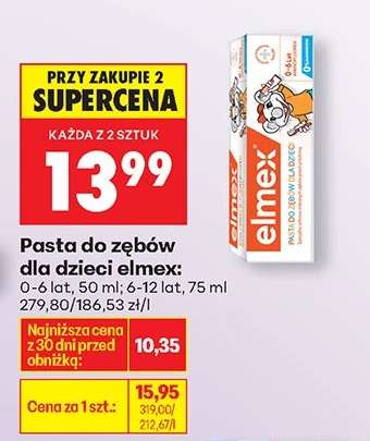 Pasta do zębów dla dzieci Elmex