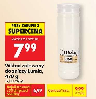 Wkład zalewany do zniczy Lumia, 470 g