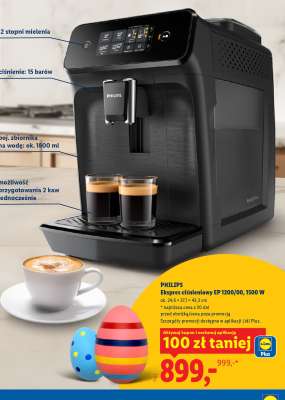 PHILIPS Ekspres ciśnieniowy EP 1200/00, 1500 W