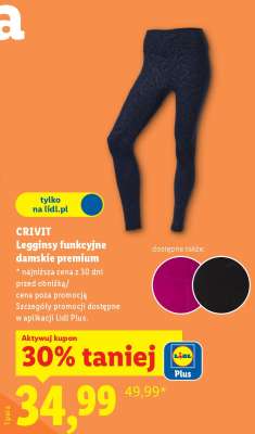 Crivit Legginsy funkcyjne damskie premium