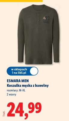 ESMARA MEN Koszulka męska z bawełny