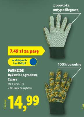 PARKSIDE Rękawice ogrodowe, 2 pary