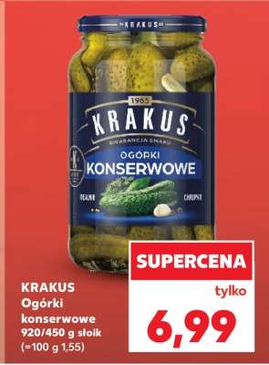 KRAKUS Ogórki konserwowe
