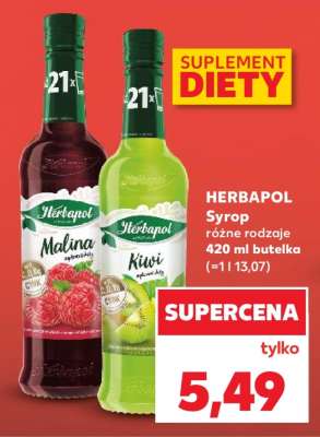 HERBAPOL Syrop różne rodzaje 420 ml butelka