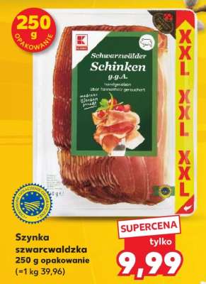 Szynka szwarcwaldzka 250 g opakowanie