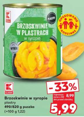 Brzoskwinie w syropie