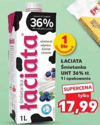 ŁACIATA Śmietanka UHT 36% tł.