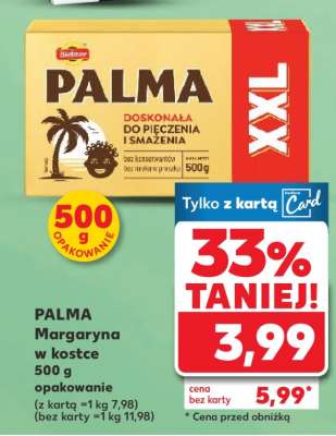 PALMA Margaryna w kostce 500 g opakowanie