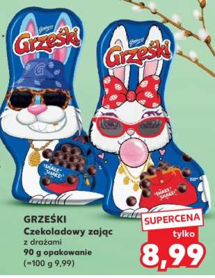 GRZEŚKI Czekoladowy zając z drażami