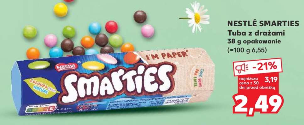 NESTLÉ SMARTIES Tuba z drażami