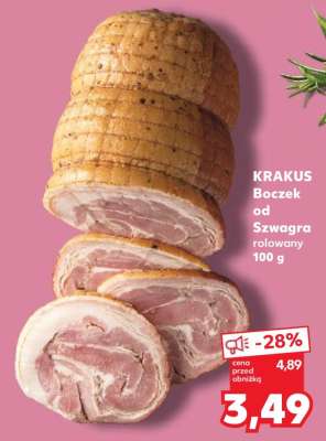 KRAKUS Boczek od Szwagra rolowany 100 g