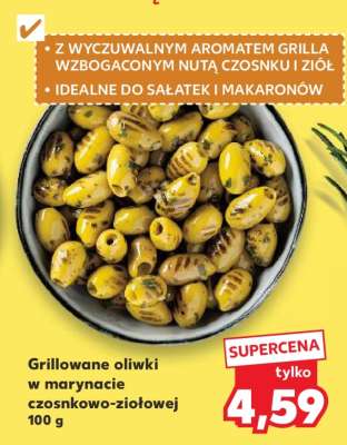Grillowane oliwki w marynacie czosnkowo-ziołowej 100 g
