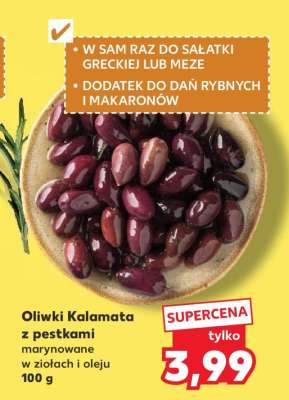Oliwki Kalamata z pestkami