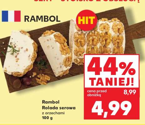 RAMBOL Rolada serowa z orzechami 100 g