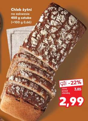 Chleb żytni na zakwasie 450 g sztuka