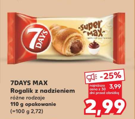 7DAYS MAX Rogalik z nadzieniem