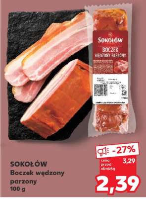 SOKOŁÓW Boczek wędzony parzony