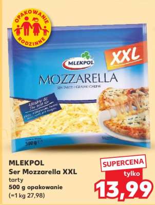 MLEKPOL Ser Mozzarella XXL
