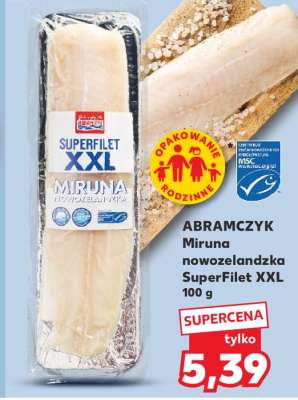 ABRAMCZYK Miruna nowozelandzka Superfilet XXL 100 g