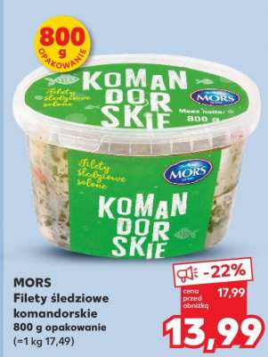 MORS Filety śledziowe komandorskie