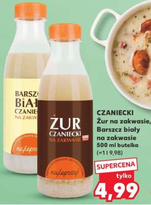 CZANIECKI Żur na zakwasie, Barszcz biały na zakwasie