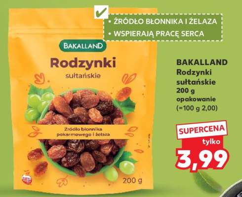 BAKALLAND Rodzynki sułtańskie