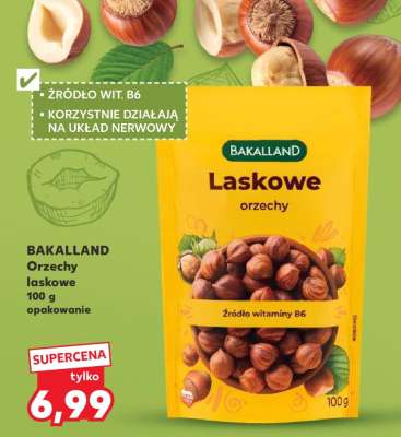 BAKALLAND Orzechy laskowe 100 g opakowanie