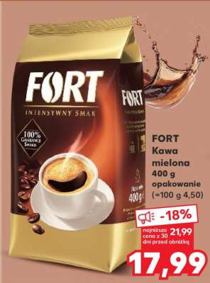 FORT Kawa mielona 400 g opakowanie