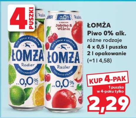 ŁOMŻA Piwo 0% alk.